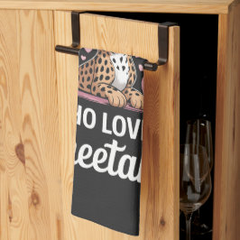 Cheetah Grappige Quote Theedoek