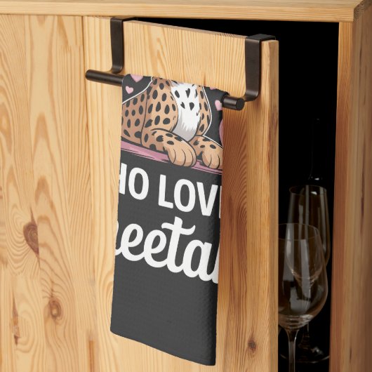 Cheetah Grappige Quote  Theedoek (Derde Gevouwen)