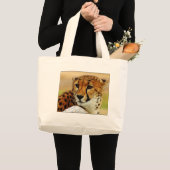 Cheetah Grote Tote Bag (Voorkant (product))