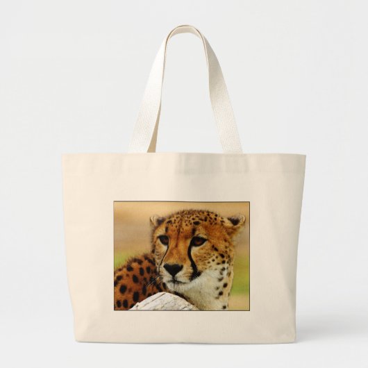 Cheetah Grote Tote Bag (Voorkant)