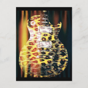 Cheetah Guitar Briefkaart