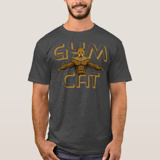 Cheetah Gym Cat T-shirt