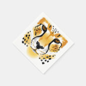 cheetah head close-up illustratie servet (Hoek)