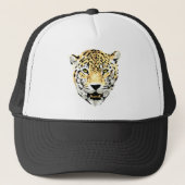 Cheetah Head Drawing Trucker Pet (Voorkant)