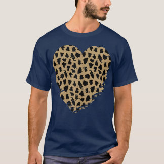 Cheetah Heart Leopard Print T-shirt