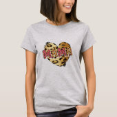 Cheetah Heart Mama T-shirt (Voorkant)