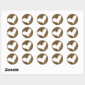 Cheetah Heart Sticker (Vel)
