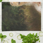 Cheetah herstellen in het centrum voor wilde diere theedoek (Gevouwen)