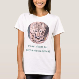Cheetah "Het is ook mijn planeet!" T-shirt