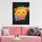 Cheetah Home Decor Wall Art afdrukken (Insitu (Woonkamer))