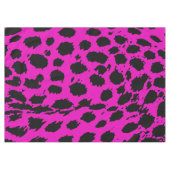 Cheetah Hot Pink Tafelkleed (Voorkant (Horizontaal))