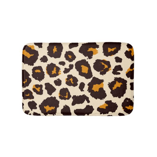 Cheetah huid, dierlijke print textuur. badmat (Voorkant)