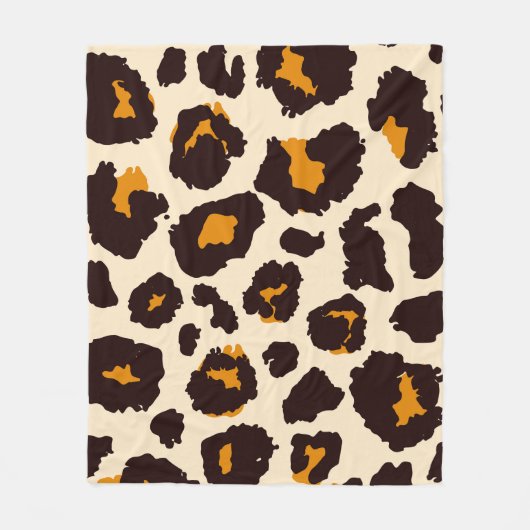Cheetah huid, dierlijke print textuur. fleece deken (Voorkant)