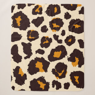 Cheetah huid, dierlijke print textuur. sherpa deken