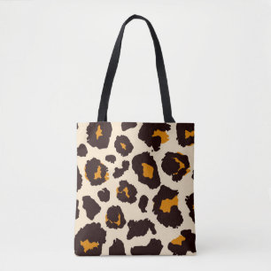 Cheetah huid, dierlijke print textuur. tote bag