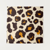 Cheetah huid, dierlijke print textuur. wandkleed (Voorkant (horizontaal))