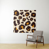Cheetah huid, dierlijke print textuur. wandkleed (In Situ (horizontaal))