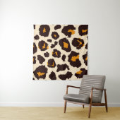 Cheetah huid, dierlijke print textuur. wandkleed (In situ)