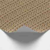 Cheetah huidpatroon cadeaupapier (Hoek)