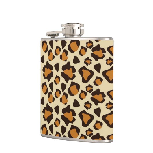 Cheetah huidpatroon heupfles (Links)