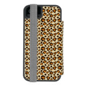 Cheetah huidpatroon incipio iPhone portemonnee hoesje (Agenda Achterkant)