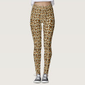 Cheetah huidpatroon leggings (Voorkant)