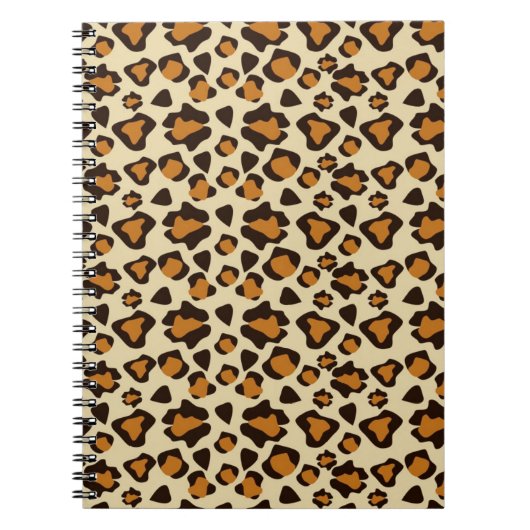 Cheetah huidpatroon notitieboek (Voorkant)
