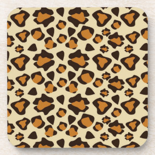 Cheetah huidpatroon onderzetter