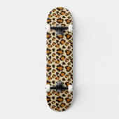 Cheetah huidpatroon persoonlijk skateboard (Voorkant)