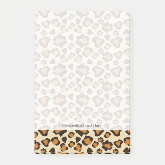Cheetah huidpatroon post-it® notes (Voorkant)