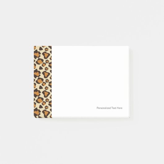 Cheetah huidpatroon post-it® notes (Voorkant)