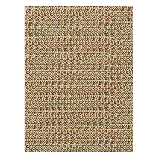 Cheetah huidpatroon tafelkleed (Voorkant)