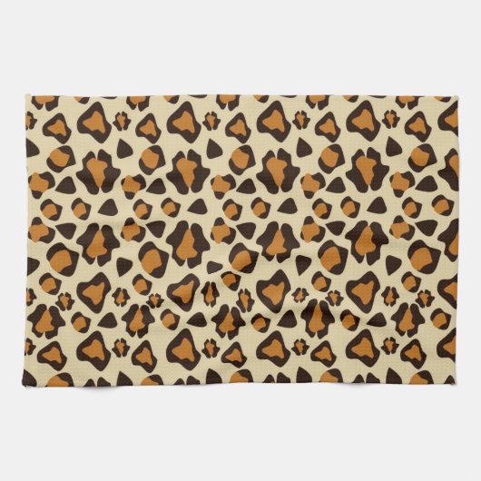 Cheetah huidpatroon theedoek (Horizontaal)