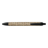 Cheetah huidpatroon zwarte inkt pen (Achterkant)