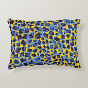 Cheetah huidtextuur, naadloze dierenprint. accent kussen