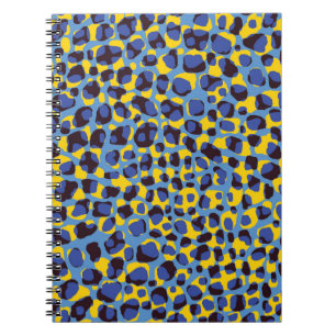 Cheetah huidtextuur, naadloze dierenprint. notitieboek