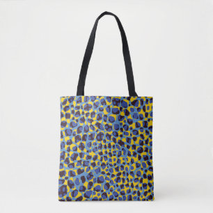 Cheetah huidtextuur, naadloze dierenprint. tote bag