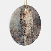 Cheetah Hunting Keramisch Ornament (Rechts)