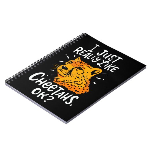 CHEETAH: Ik hou echt van Cheetahs Notitieboek (Linkerzijde)