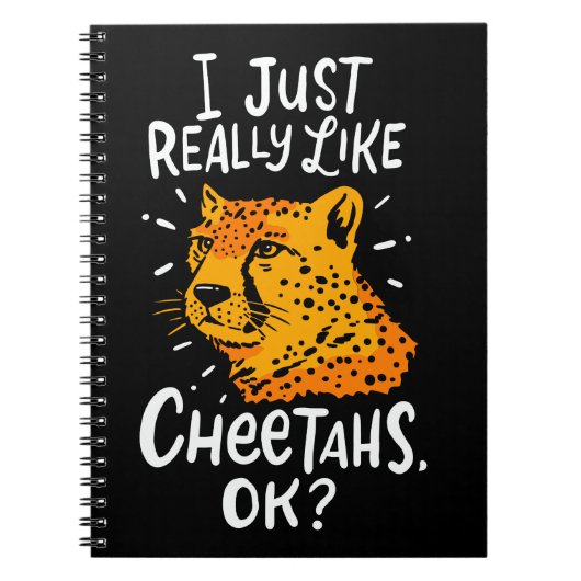 CHEETAH: Ik hou echt van Cheetahs Notitieboek (Voorkant)