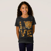 cheetah instinct born wild leopard cat t-shirt (Voorkant volledig)