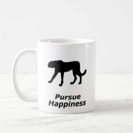 Cheetah jaagt geluk na koffiemok