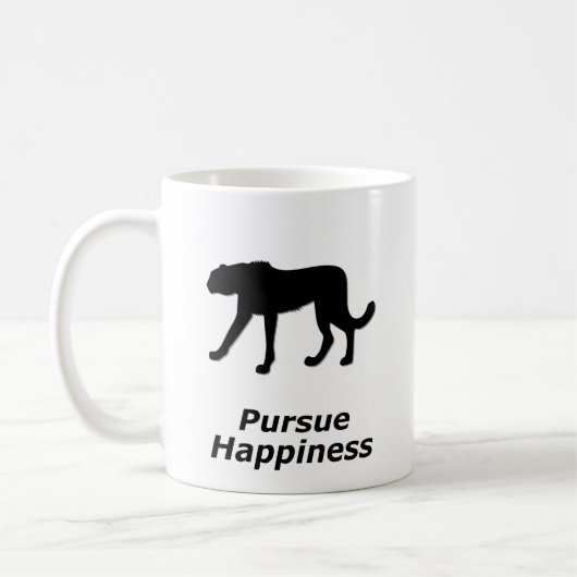 Cheetah jaagt geluk na koffiemok (Links)