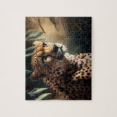 Cheetah Jigzaag Puzzle - Oerwoud Legpuzzel (Verticaal)