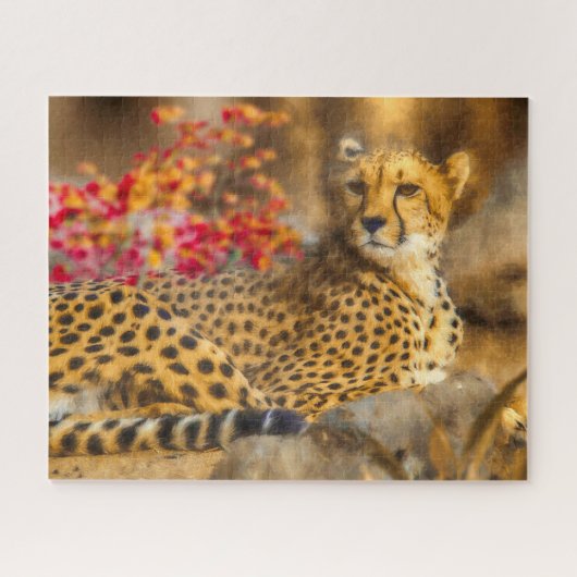 CHEETAH JUST CHILLIN LEGPUZZEL (Horizontaal)