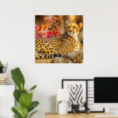 CHEETAH JUST CHILLIN POSTER (Thuiskantoor)