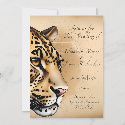 Cheetah Kaart (Voorkant)