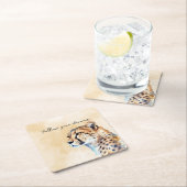 Cheetah Kartonnen Onderzetters (Insitu)