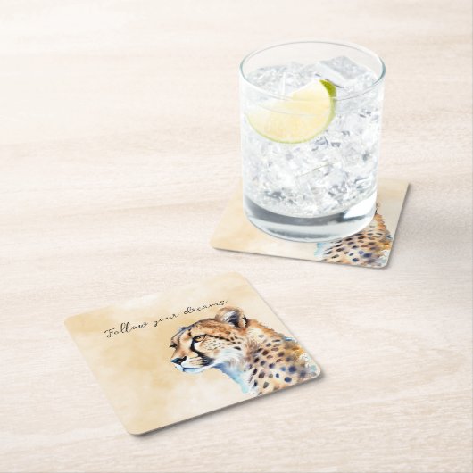 Cheetah Kartonnen Onderzetters (Insitu)