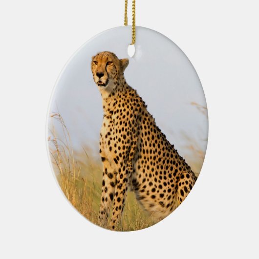 Cheetah Keramisch Ornament (Rechts)